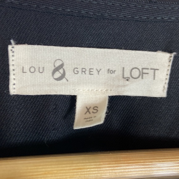 NWOT LOFT Black Short Romper with Pockets - Picture 3 of 9